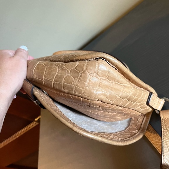 Michael Kors Croc Embossed Crossbody Purse - Picture 13 of 15